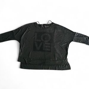 Juicy Couture Women's Grey and Black Shirt